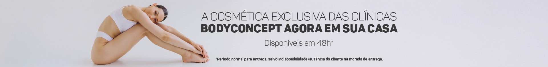 A cosmética exclusiva das clínicas BodyConcept agora em sua casa
