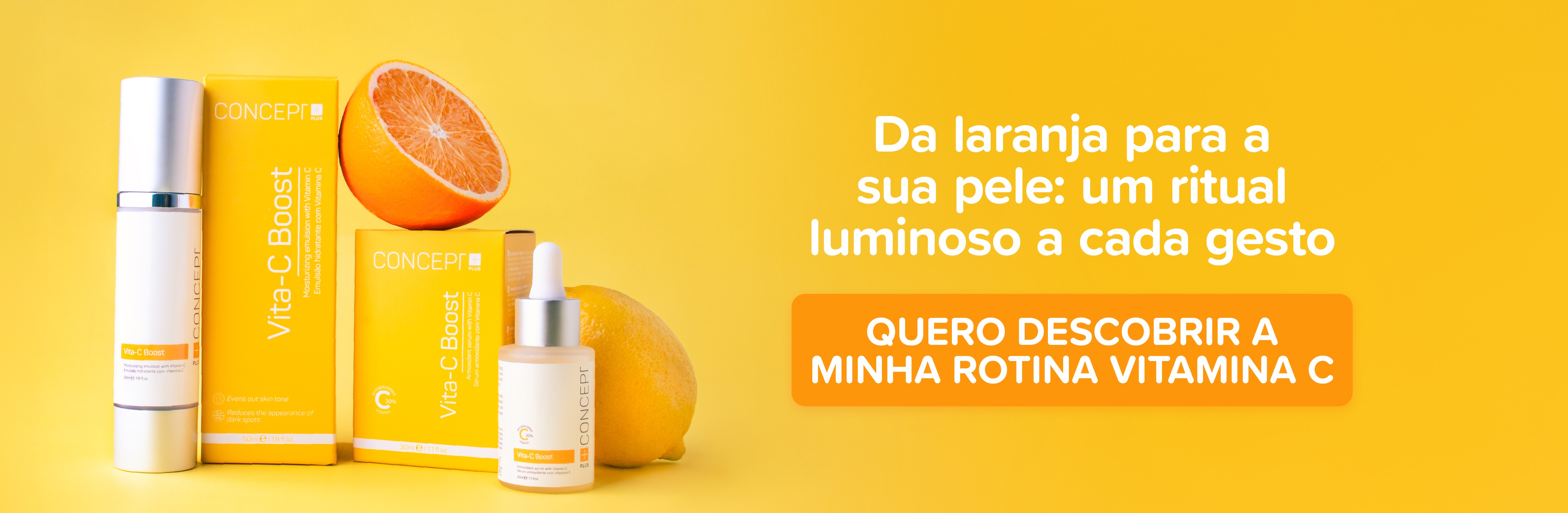 Gama Vita-C Boost: da laranja para a sua pele, um ritual luminoso a cada gesto